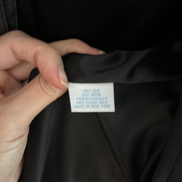 Zang Toi Blazer and Skirt Medium Wool/Charcoal Gray Blazer - Picture 5 of 16